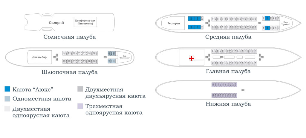 Схема теплохода лебединое озеро